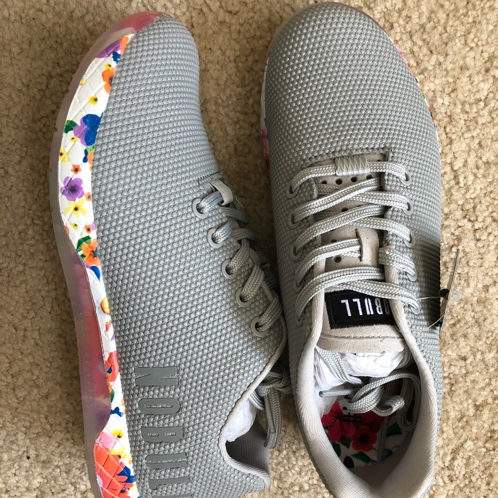 No Bull Project Grey Daisy Trainer
